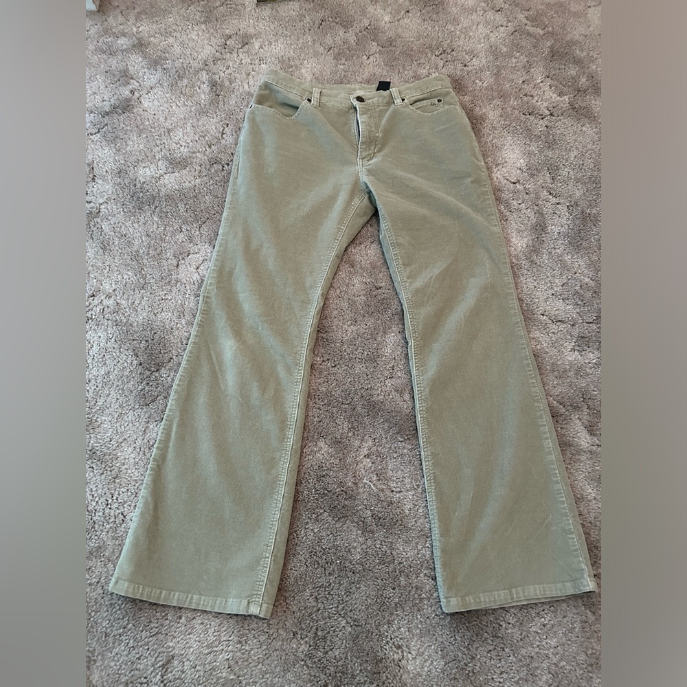 Harley Davidson Corduroy beige pants size 8 EUC